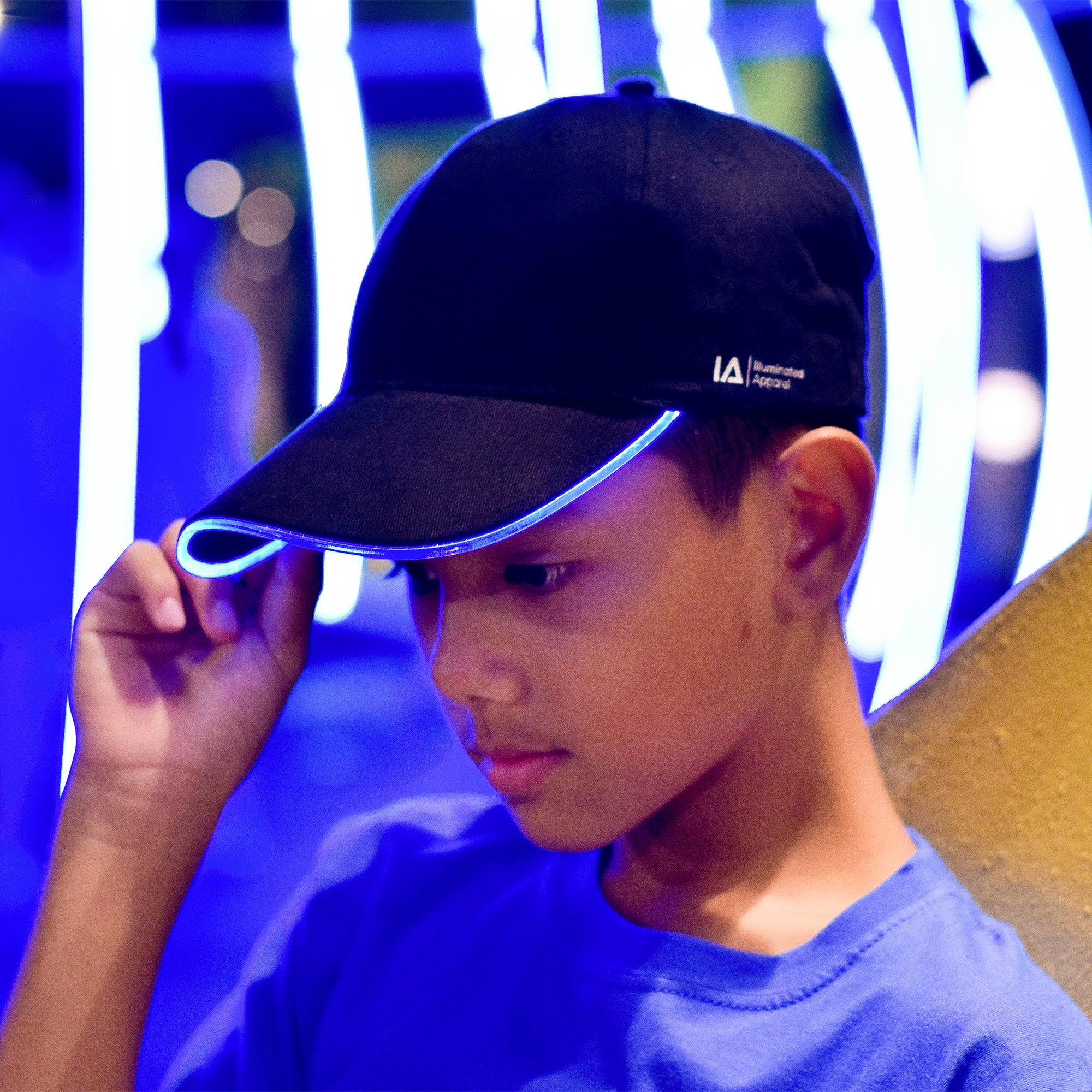 Kids LED Light Up Baseball Cap