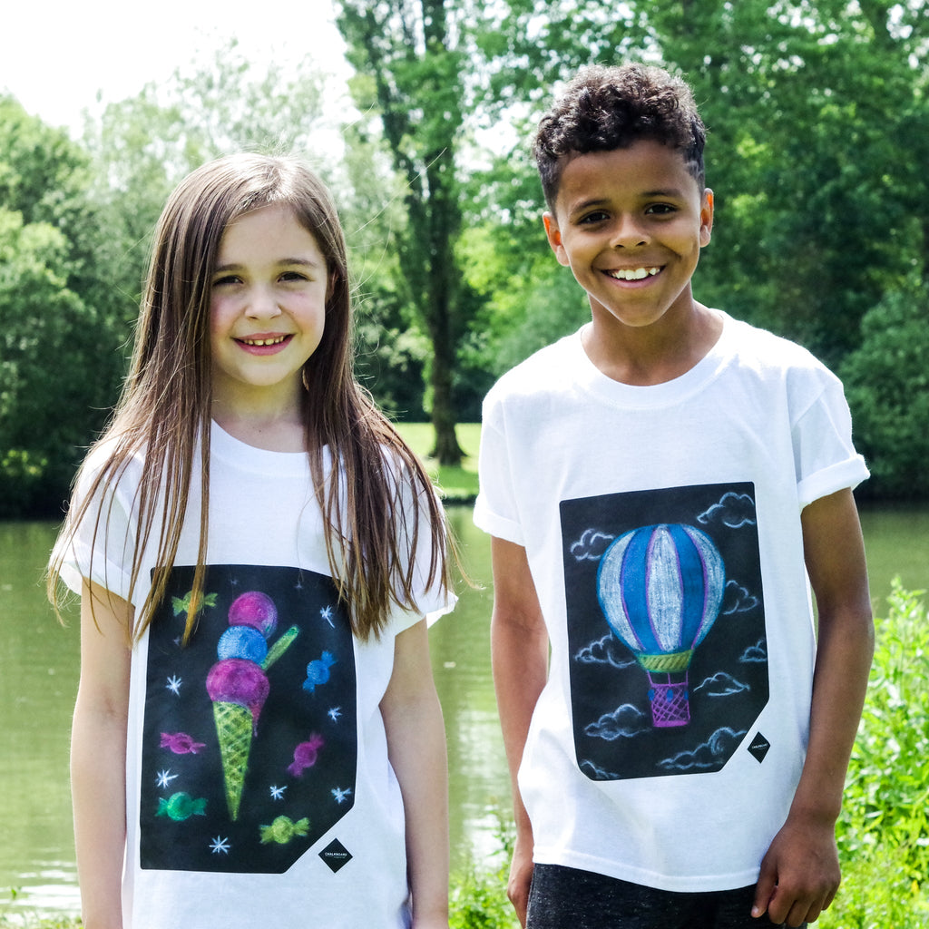 Kids Chalkboard T-shirt - Design Your Own T-shirt