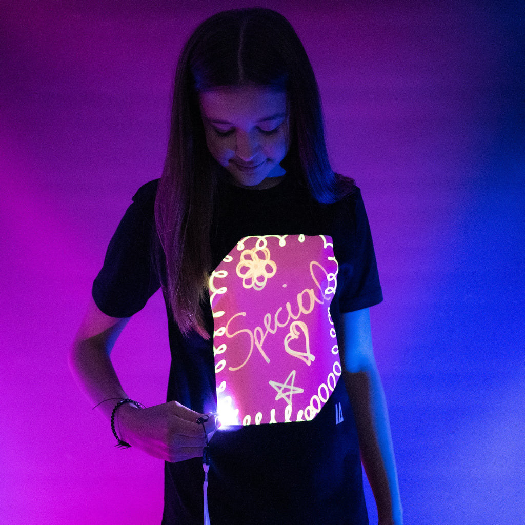 Kids Interactive Glow In The Dark T-shirt