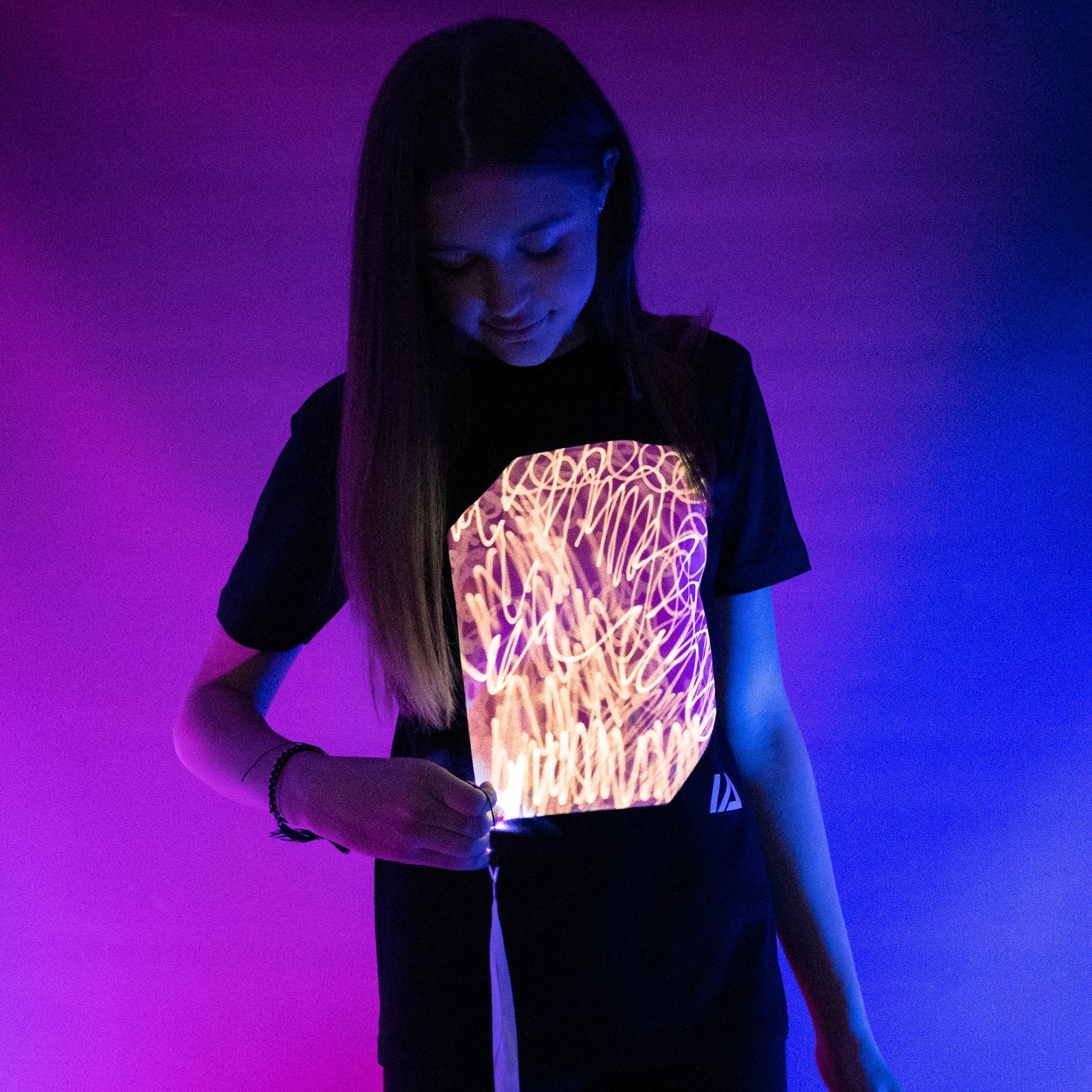Kids Interactive Glow In The Dark T-shirt