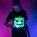 Jack O Lantern Interactive Glow T-Shirt - Halloween Edition