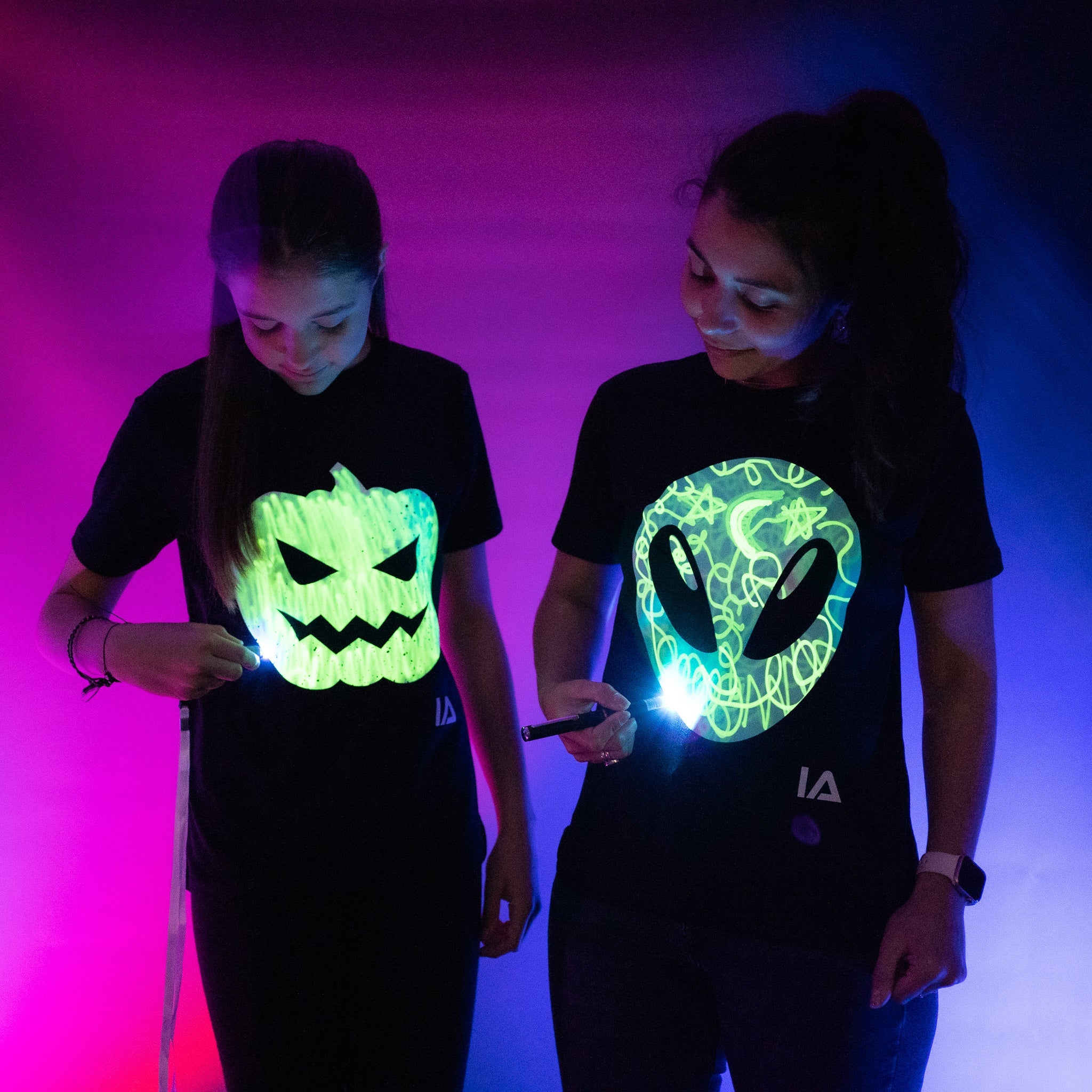 Jack O Lantern Interactive Glow T-Shirt - Halloween Edition