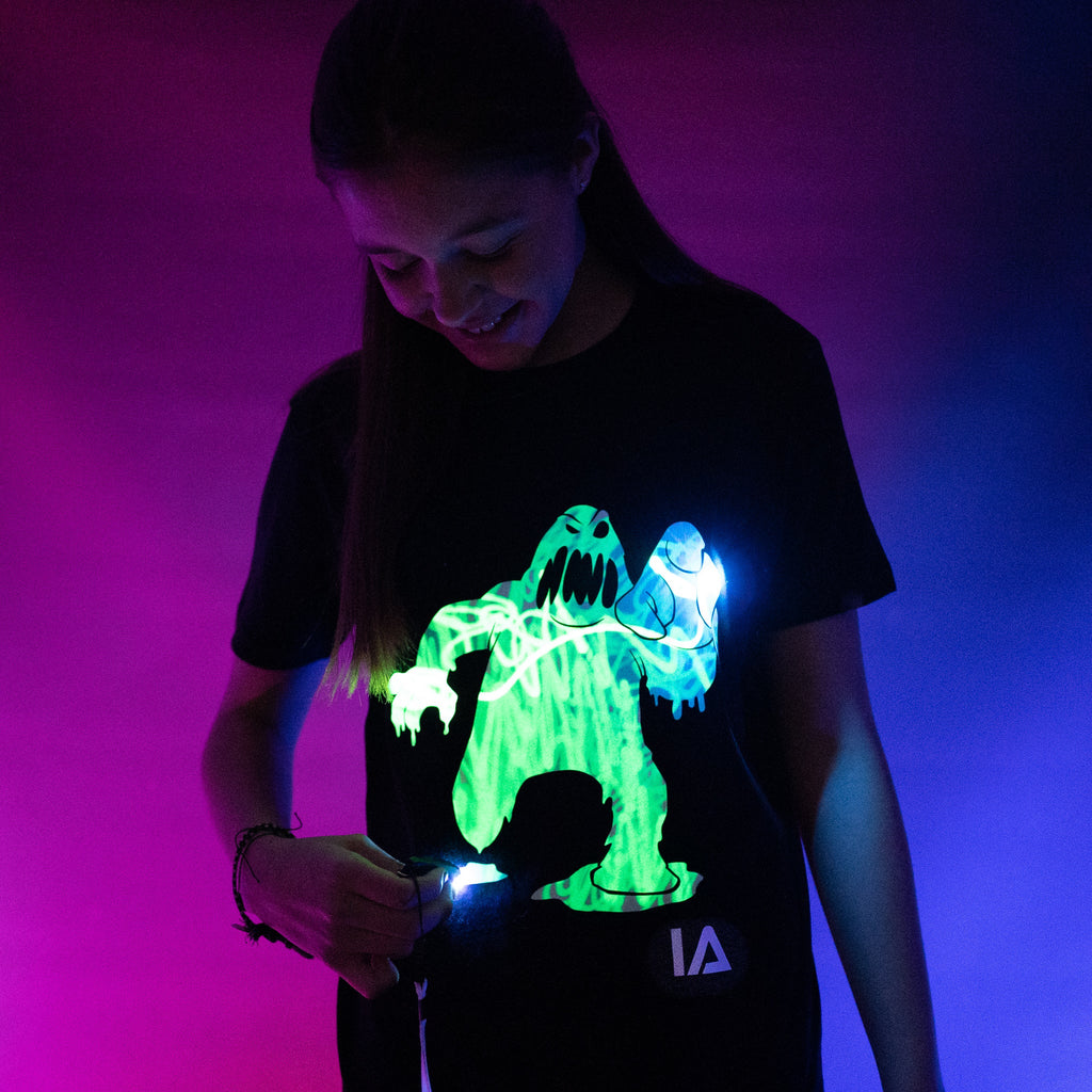 Slime Monster Interactive Glow T-Shirt - Halloween Edition