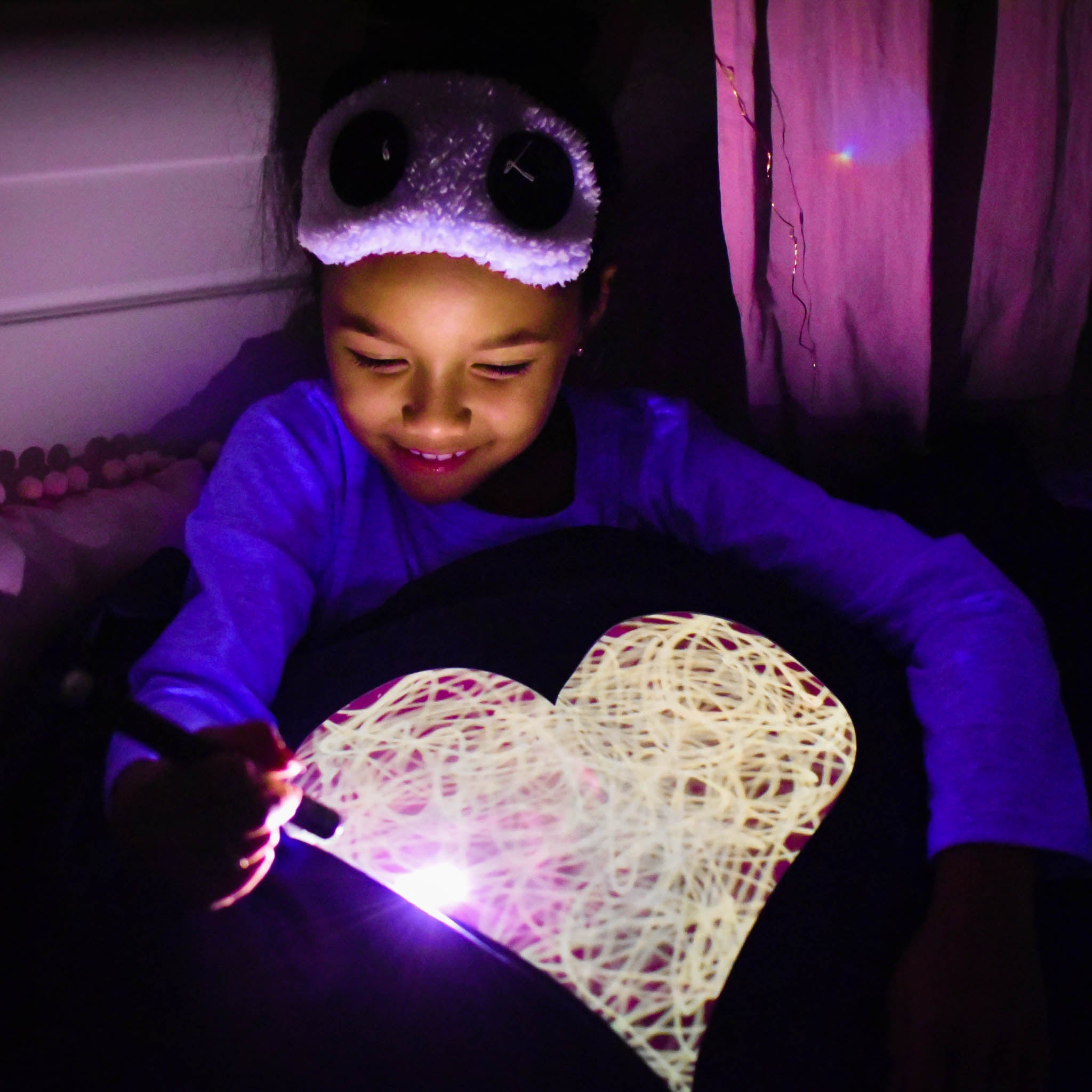 Glow Sketch Pillowcase | Love Heart
