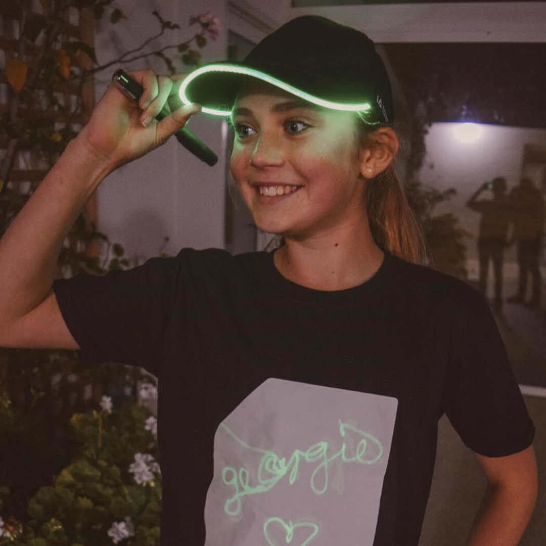 Kids LED Light Up Baseball Cap