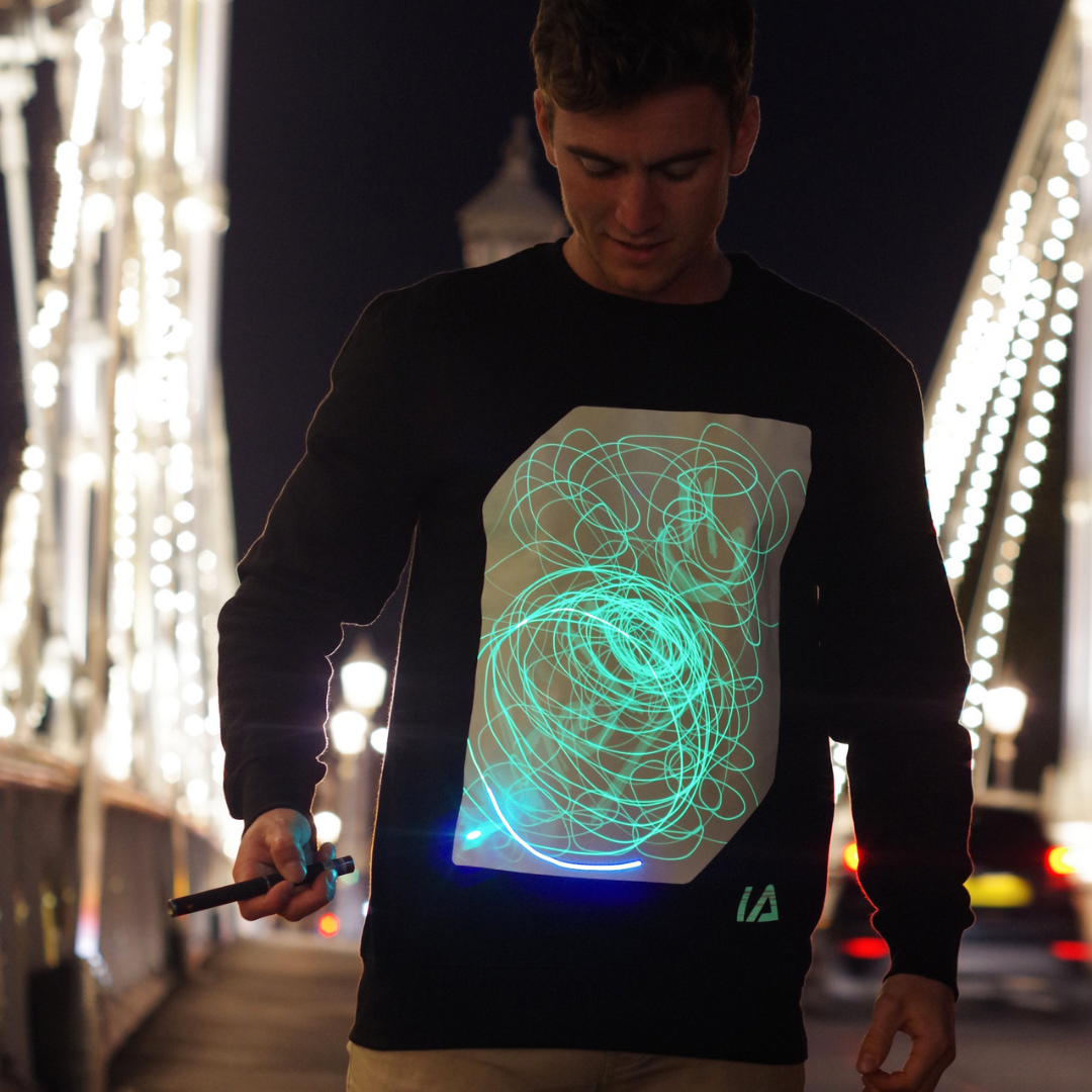 Interactive Glow in the Dark Jumper