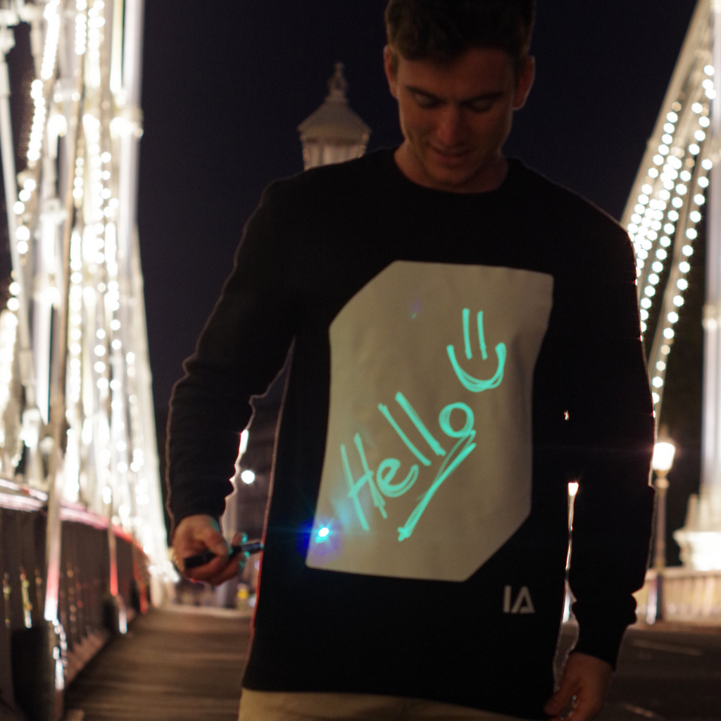 Interactive Glow in the Dark Jumper