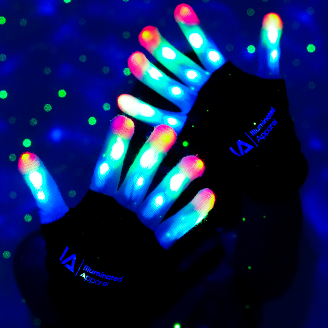 Kids LED Light Up Flashing Gloves