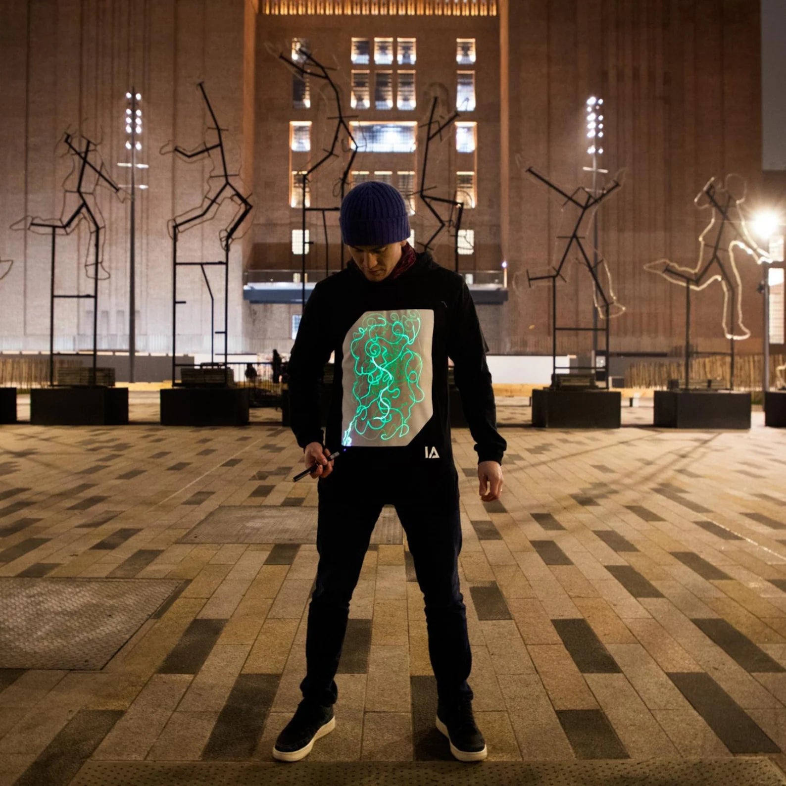 Illuminated Apparel Interactive Glow in The Dark T-Shirt - with Glow Pen Fun for Birthday Parties & Festivals - Light up The Night