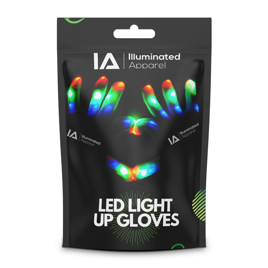 Kids LED Light Up Flashing Gloves